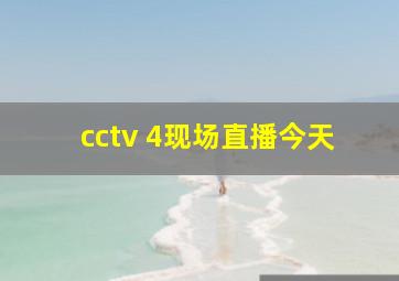 cctv 4现场直播今天